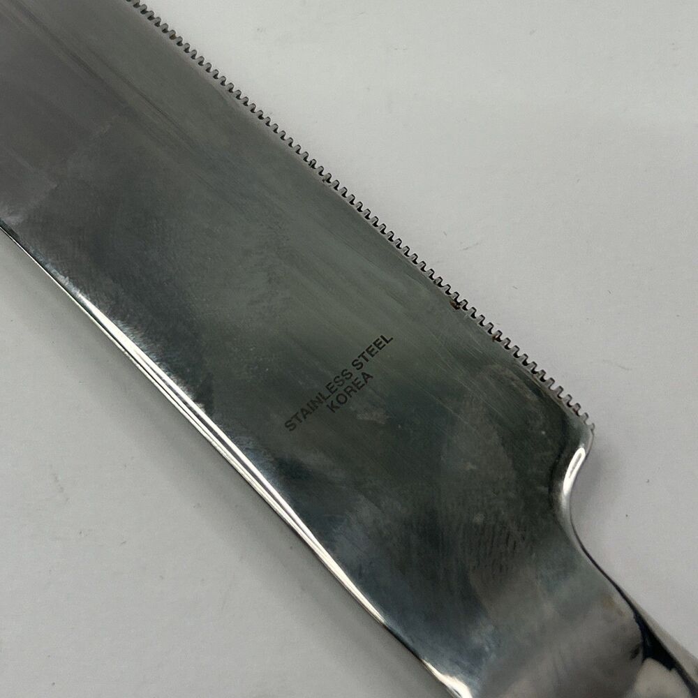 Vintage Things Remembered Stainless Steel Wedding Cake Knife & Server Set - Picture 4 of 10